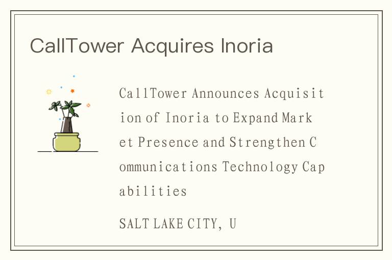 CallTower Acquires Inoria